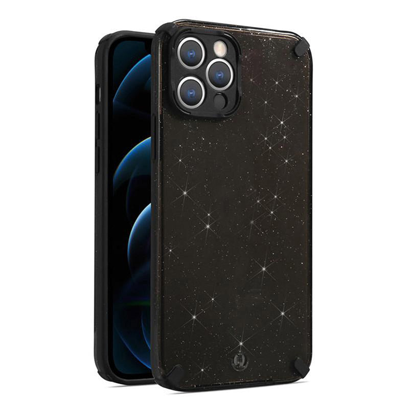 Armor Glitter Калъф–Samsung Galaxy A22 4G–Черен