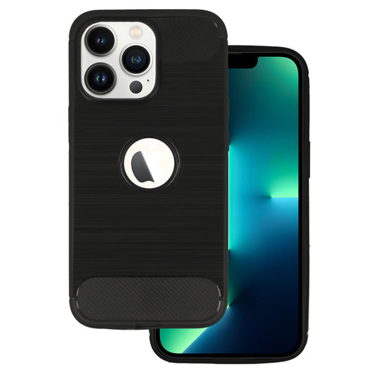Калъф силикон – 2 mm Perfect – Carbon – iPhone 13 Pro – Черен