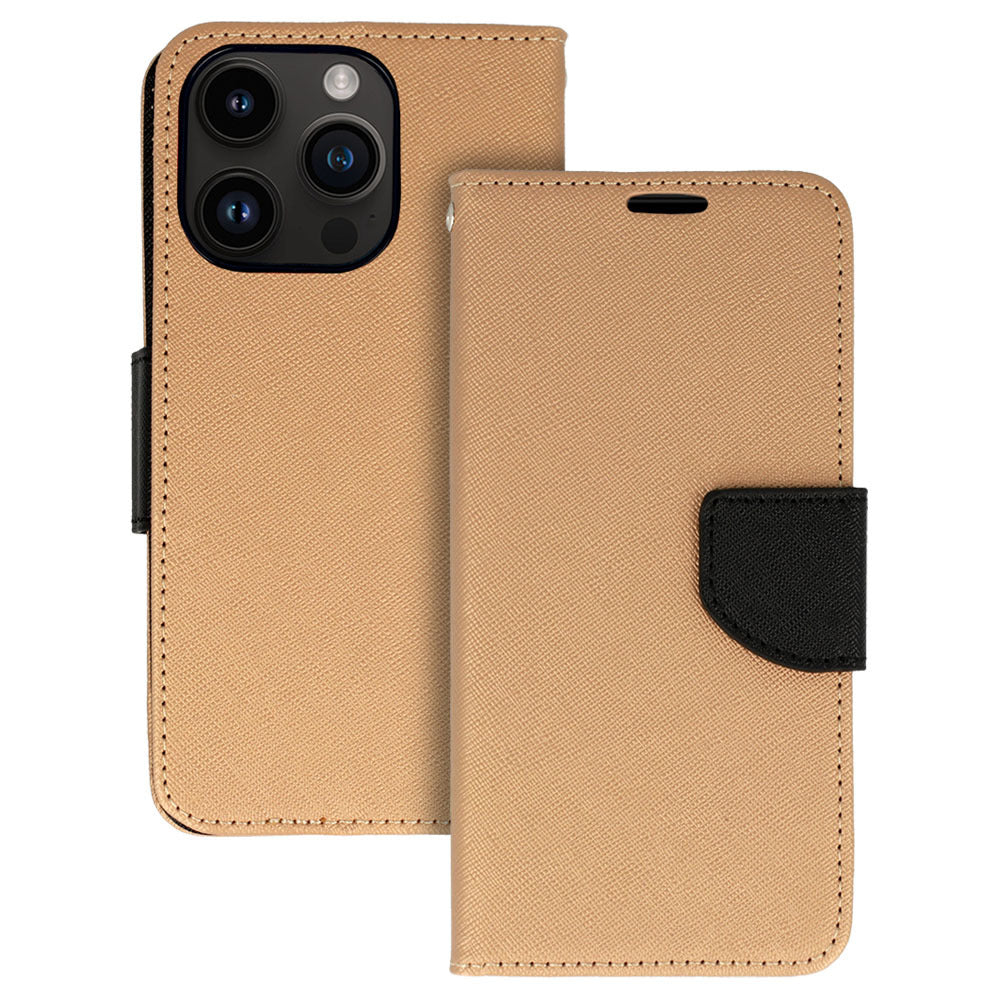 Калъф силикон – Fancy  – Samsung Galaxy S22 Ultra – Златист-Черен