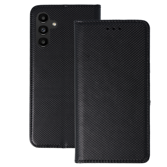 Калъф тефтер – Smart Book MAGNET – Samsung Galaxy A13 5G/A04S  – Черен