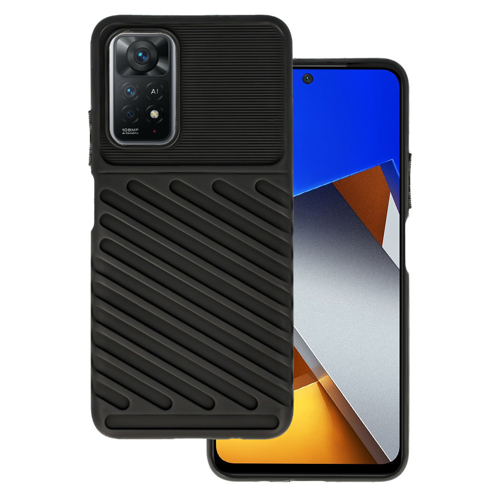 Калъф силикон – Thunder – Xiaomi Redmi None 11 5G/Note 11S 5G/Poco M4 Pro 5G – Черен
