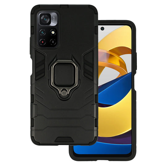 Калъф силикон – Ring Armor Camshield –Xiaomi Redmi None 11 5G/Note 11S 5G – Черен