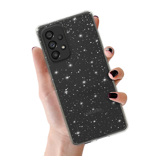 Калъф силикон –  Crystal Блестящ – Samsung Galaxy A33 5G – Сребрист