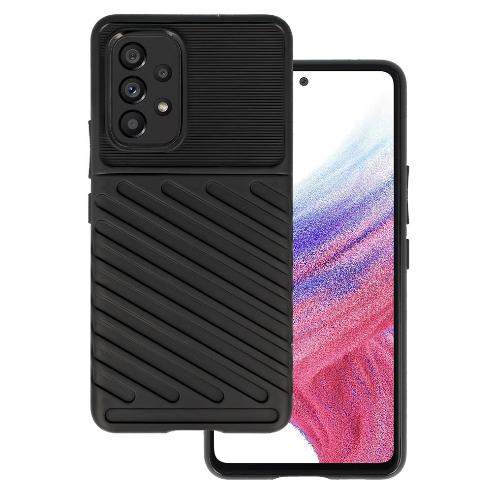 Калъф силикон – Thunder – Samsung Galaxy A53 5G – Черен