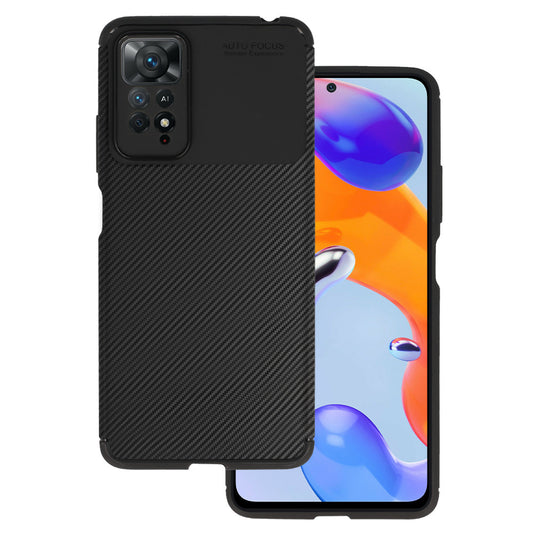 Калъф – Vennus Carbon Elite – Xiaomi Redmi None 11 Pro/Note 11 Pro 5G – Черен