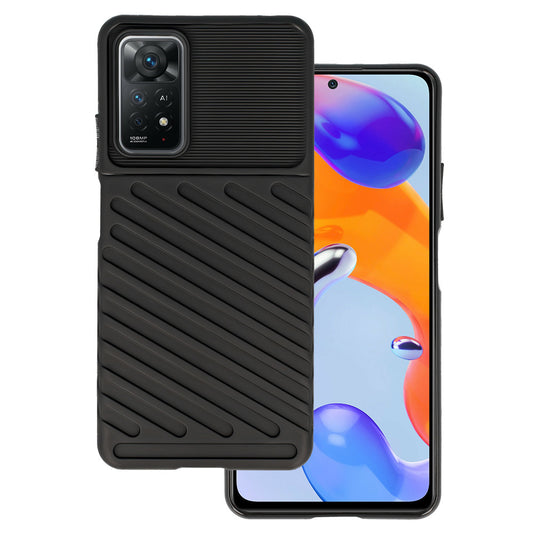 Калъф силикон – Thunder – Xiaomi Redmi None 11 Pro/Note 11 Pro 5G– Черен