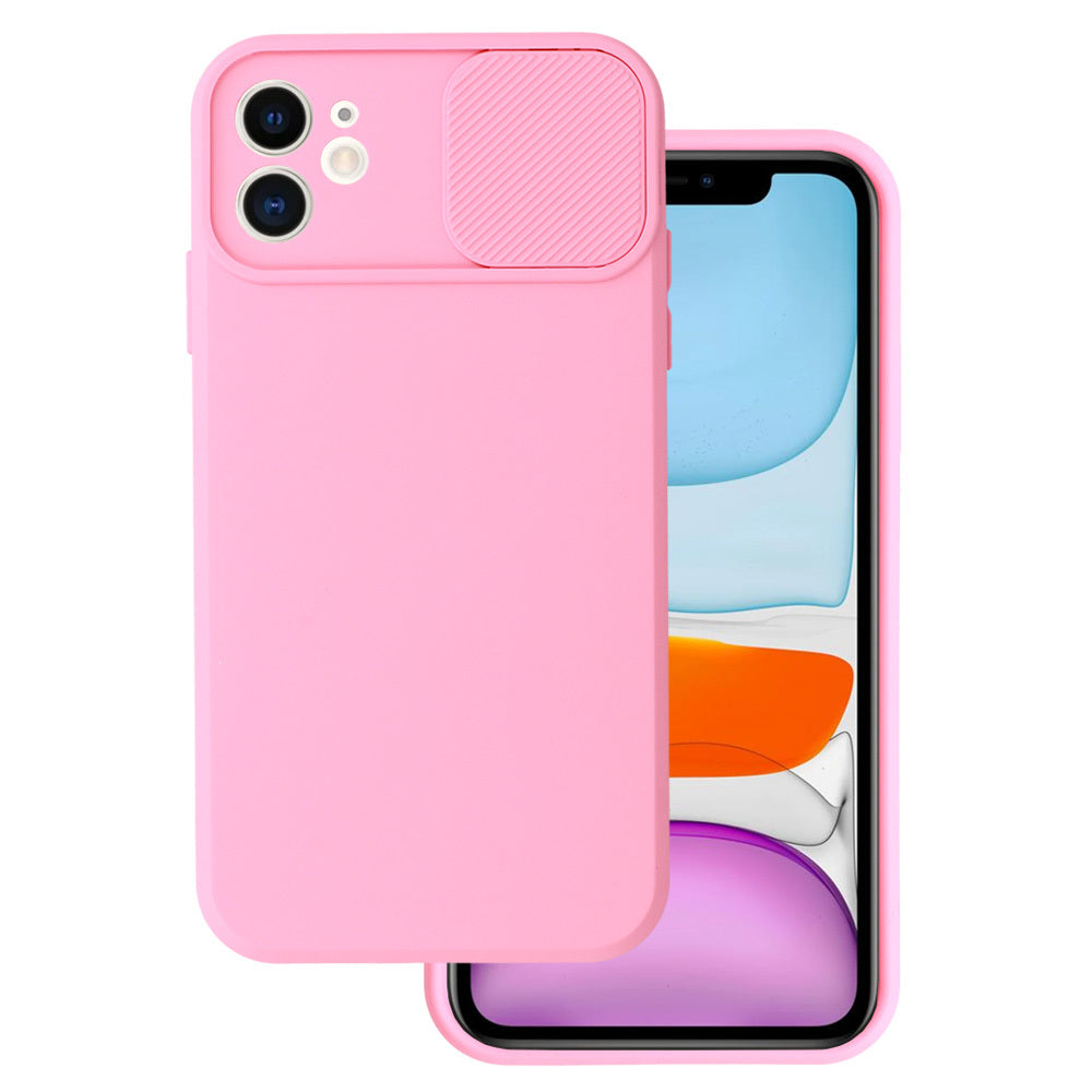 Калъф силикон –  Camshield Soft – iPhone 11 – Светло розов