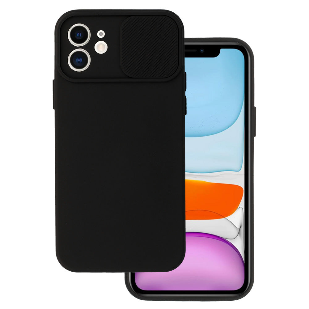 Camshield Soft–iPhone 12–Черен