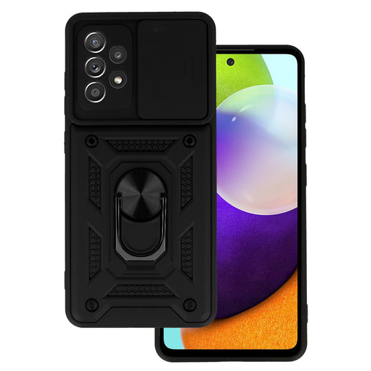 Калъф силикон – Slide Camera Armor  – Samsung Galaxy A52/A52S– Черен