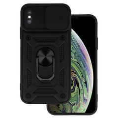 Калъф силикон – Slide Camera Armor – iPhone X/Xs – Черен