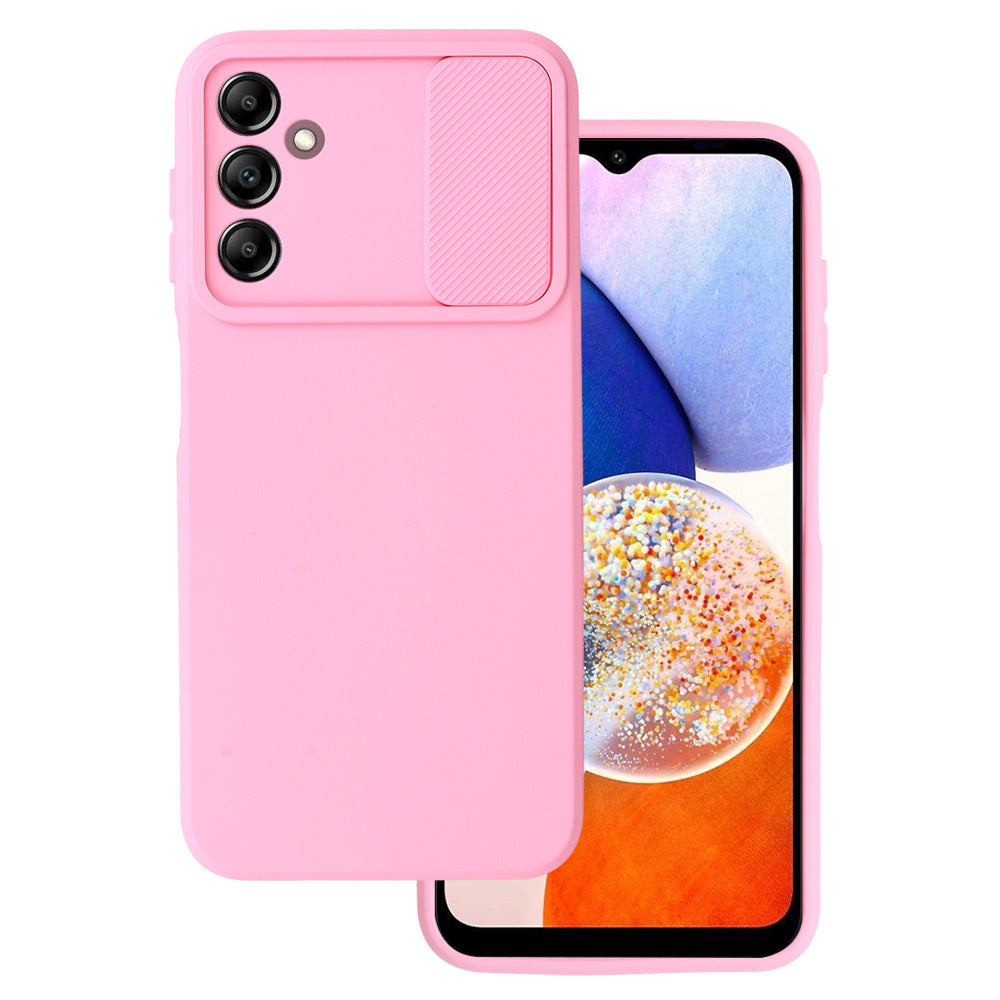 Калъф силикон – Camshield Soft – Samsung Galaxy A14 4G/5G – Светло розов