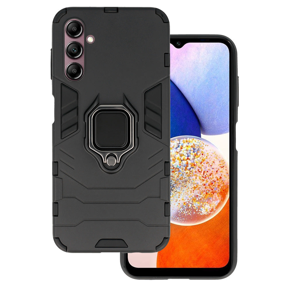 Калъф силикон – Ring Armor Camshield – Samsung Galaxy A14 4G /5G – Черен