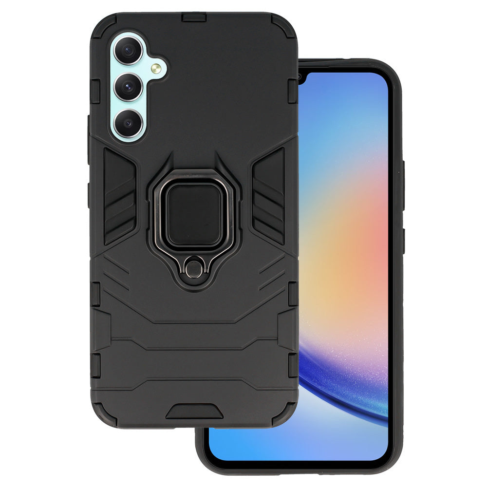 Калъф силикон – Ring Armor Camshield – Samsung Galaxy A34 5G – Черен