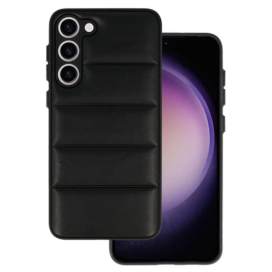 Leather 3D Калъф–Samsung Galaxy S23 Plus –Черен