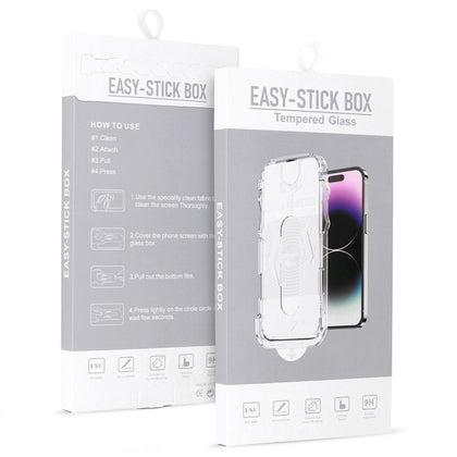 Закален Стъклен протектор – Full Glue Easy Stick Box – iPhone 11 Pro – Черен