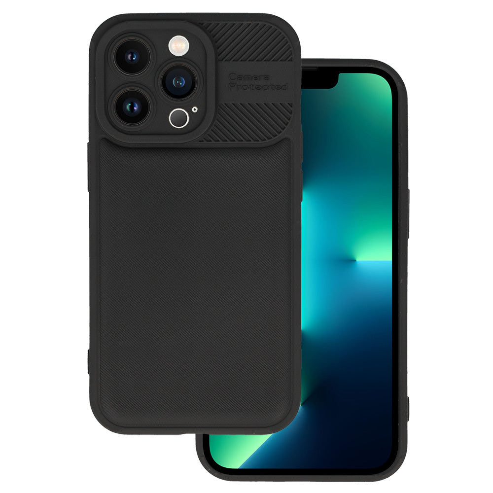 Калъф силикон – Camera Protect – iPhone 13 Pro Max – Черен