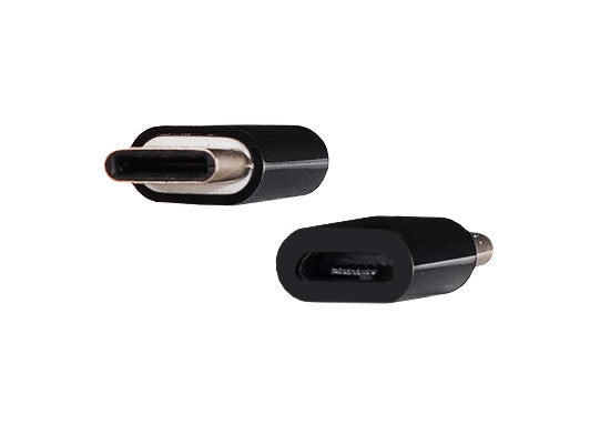 Адаптер преходник – Micro USB към Type-C – Черен