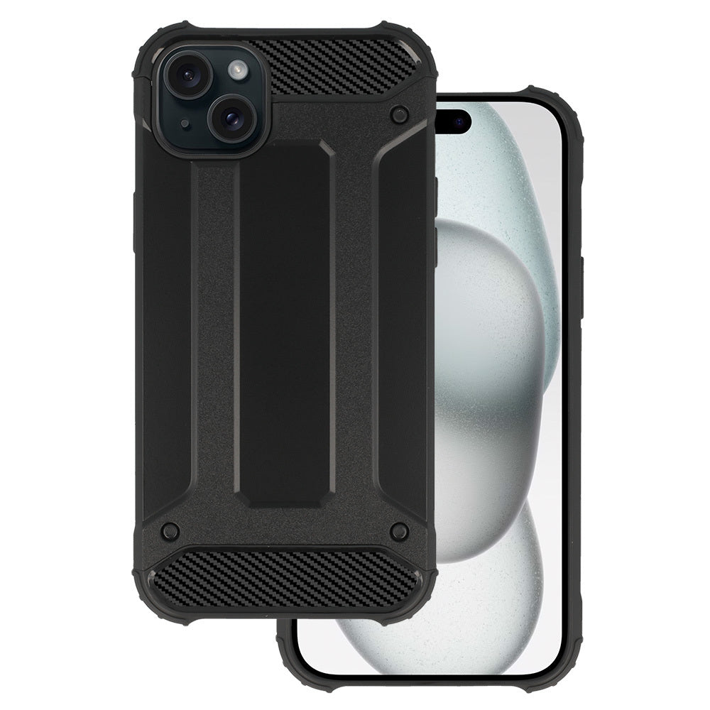 Armor Carbon Калъф–iPhone 15 Plus–Черен