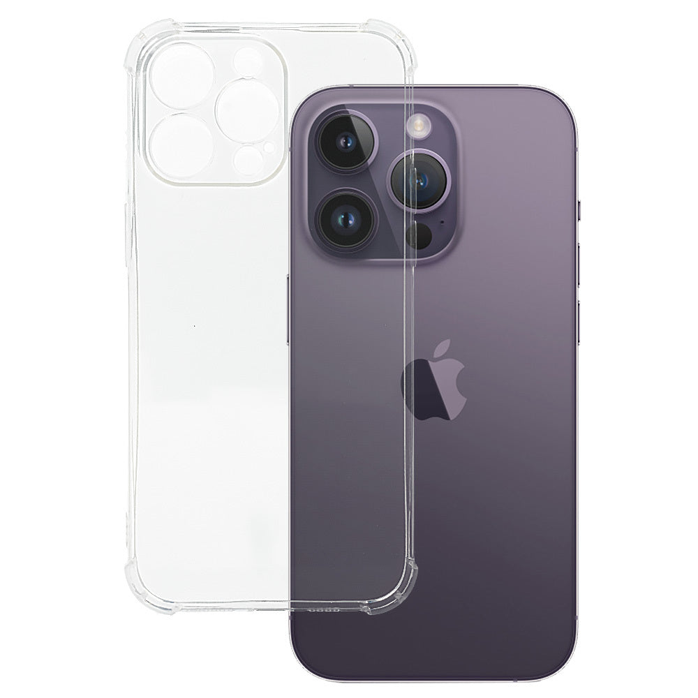 Калъф силикон – Anti Shock 1.5mm – iPhone 15 PRO – Прозрачен