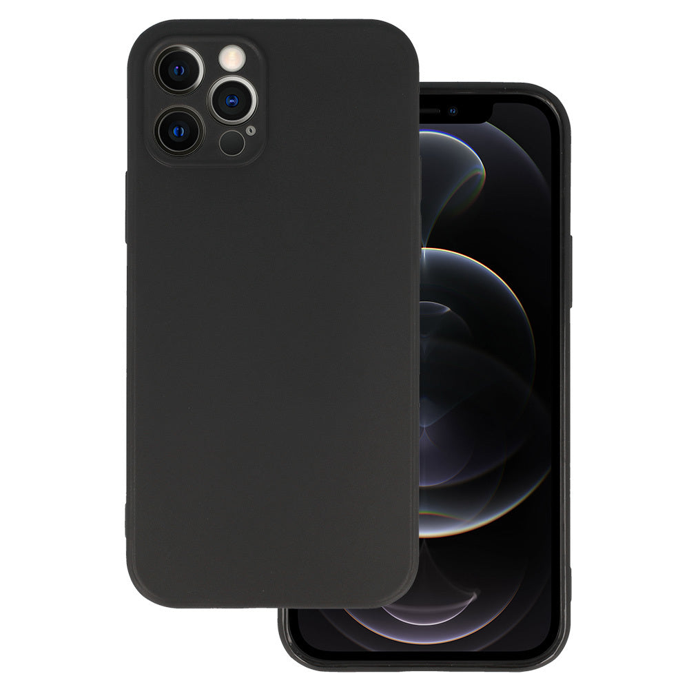 Калъф силикон – 2 mm Perfect – Matt – iPhone 12 Pro – Черен