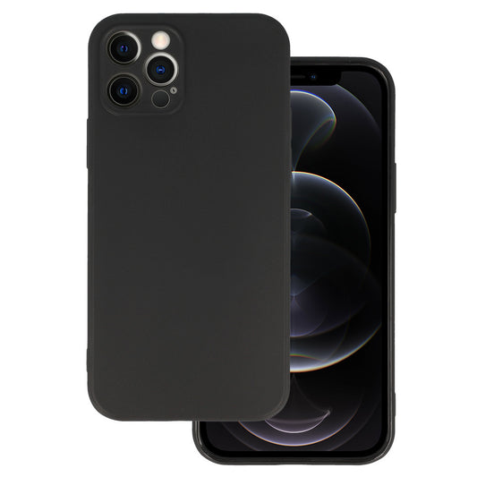 Калъф силикон – 2 mm Perfect – Matt – iPhone 12 Pro – Черен