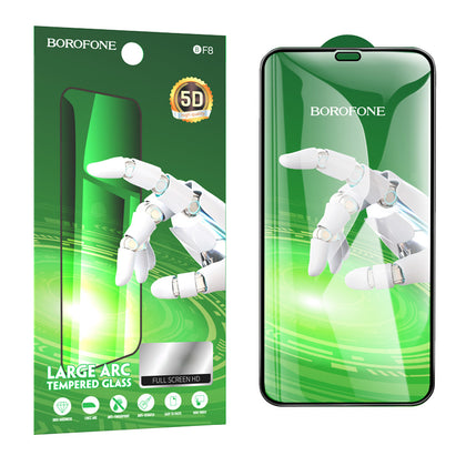 Borofone – Закален Стъклен протектор – BF8 Diamond Armor – Full Screen 5D Large Arc – iPhone X/XS/11 Pro