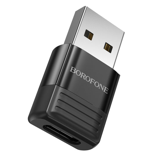 Borofone – Адаптер – Bv18 – Usb-A → Type-C – Черен