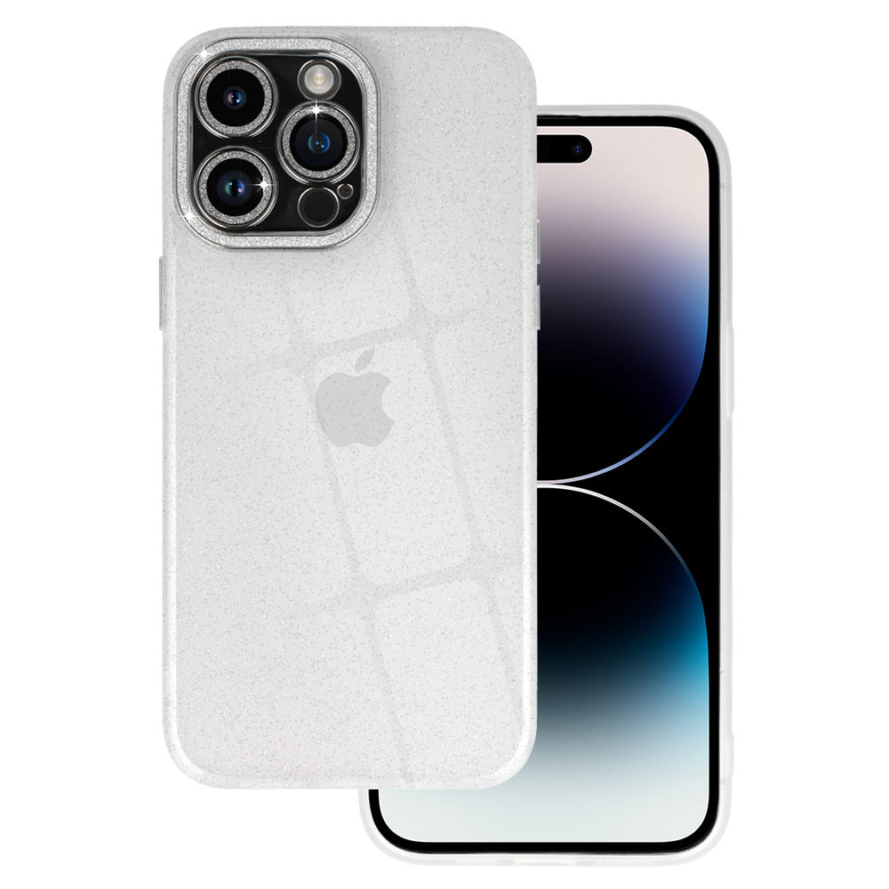 Liquid Glitter Camera Калъф–iPhone 11–Прозрачен