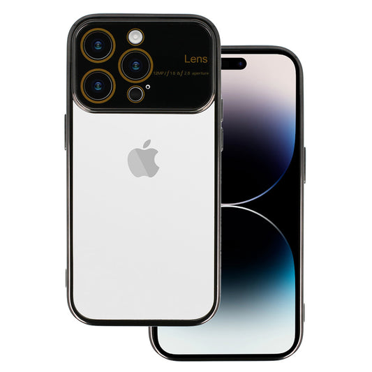 Electro Lens Калъф–iPhone 12 Pro–Черен