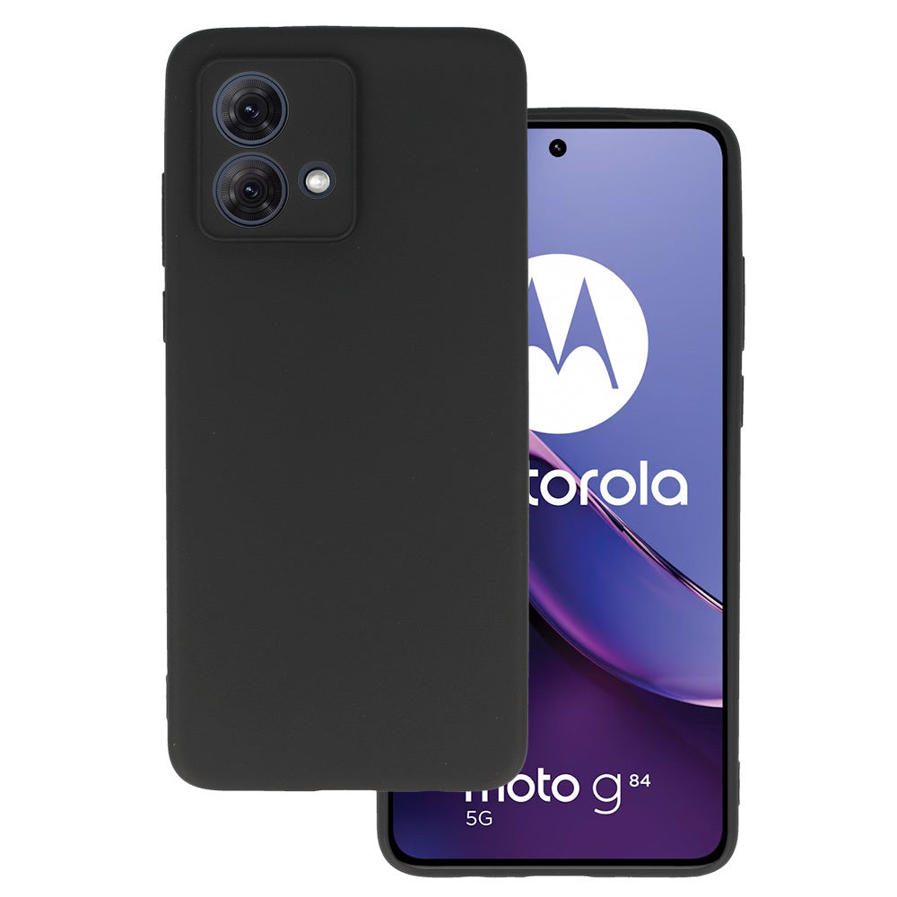 Калъф силикон – 2 mm Perfect – Motorola Moto G84 5G – Черен Matt