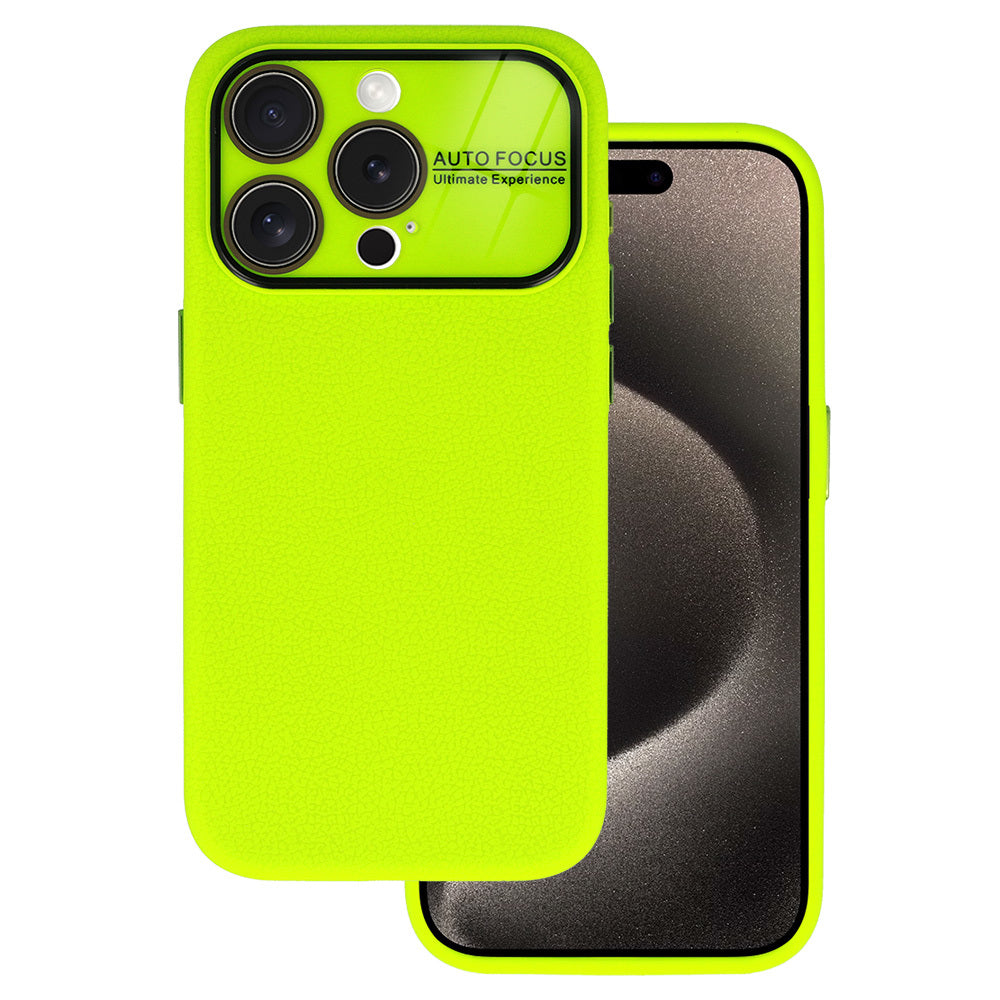 Калъф – Tel Protect Lichi Soft – iPhone 15 Plus – Лайм