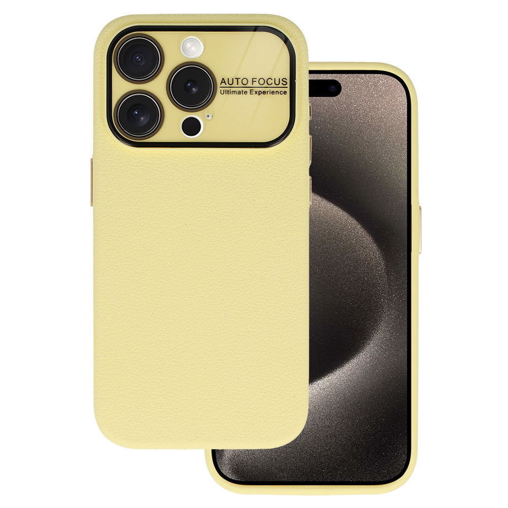 Калъф – Tel Protect Lichi Soft – iPhone 15 Plus – Жълт