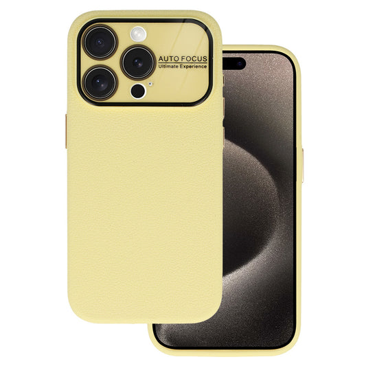 Калъф – Tel Protect Lichi Soft – iPhone 15 Plus – Жълт