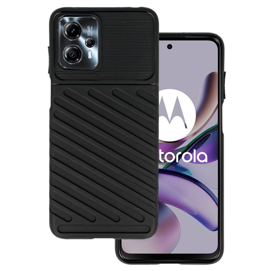 Калъф силикон – Thunder – Motorola Moto G13 – Черен