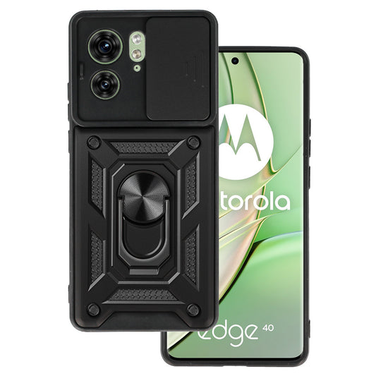 Калъф силикон – Slide Camera Armor – Motorola Edge 40 5G – Черен