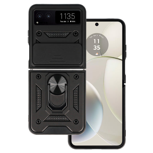 Калъф силикон – Slide Camera Armor – Motorola Razr 40 5G – Черен