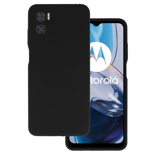 Силиконов Lite Калъф–Motorola Moto E22/e22i–Черен