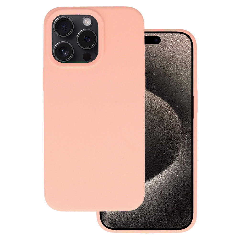 Калъф силикон – Silicone Lite Case – iPhone 14 – Прасковен