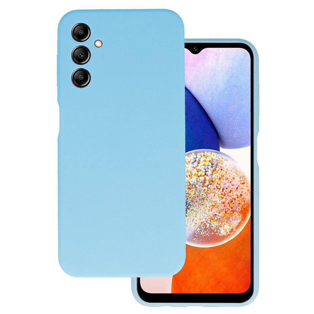 Калъф силикон – Silicone Lite Case – Samsung Galaxy A14 4G/5G –Светло син