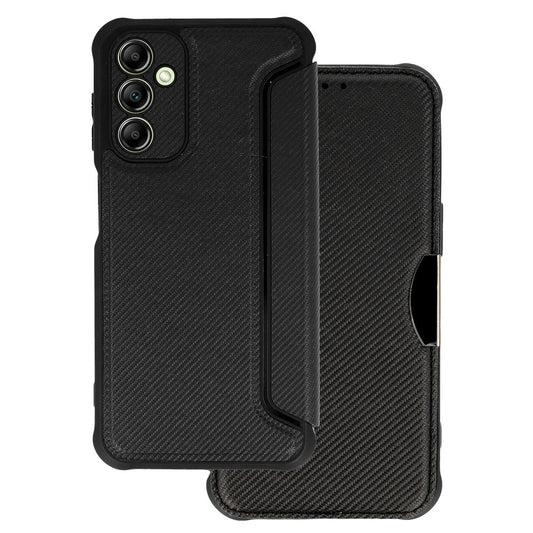Razor Carbon–Калъф Тефтер–Samsung Galaxy A23 4G/5G–Черен