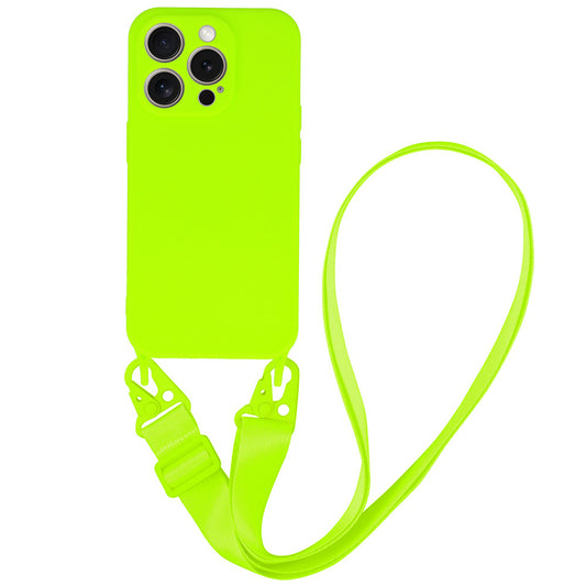 Калъф силикон – Strap Silicone Case – iPhone 12 Pro – Лайм
