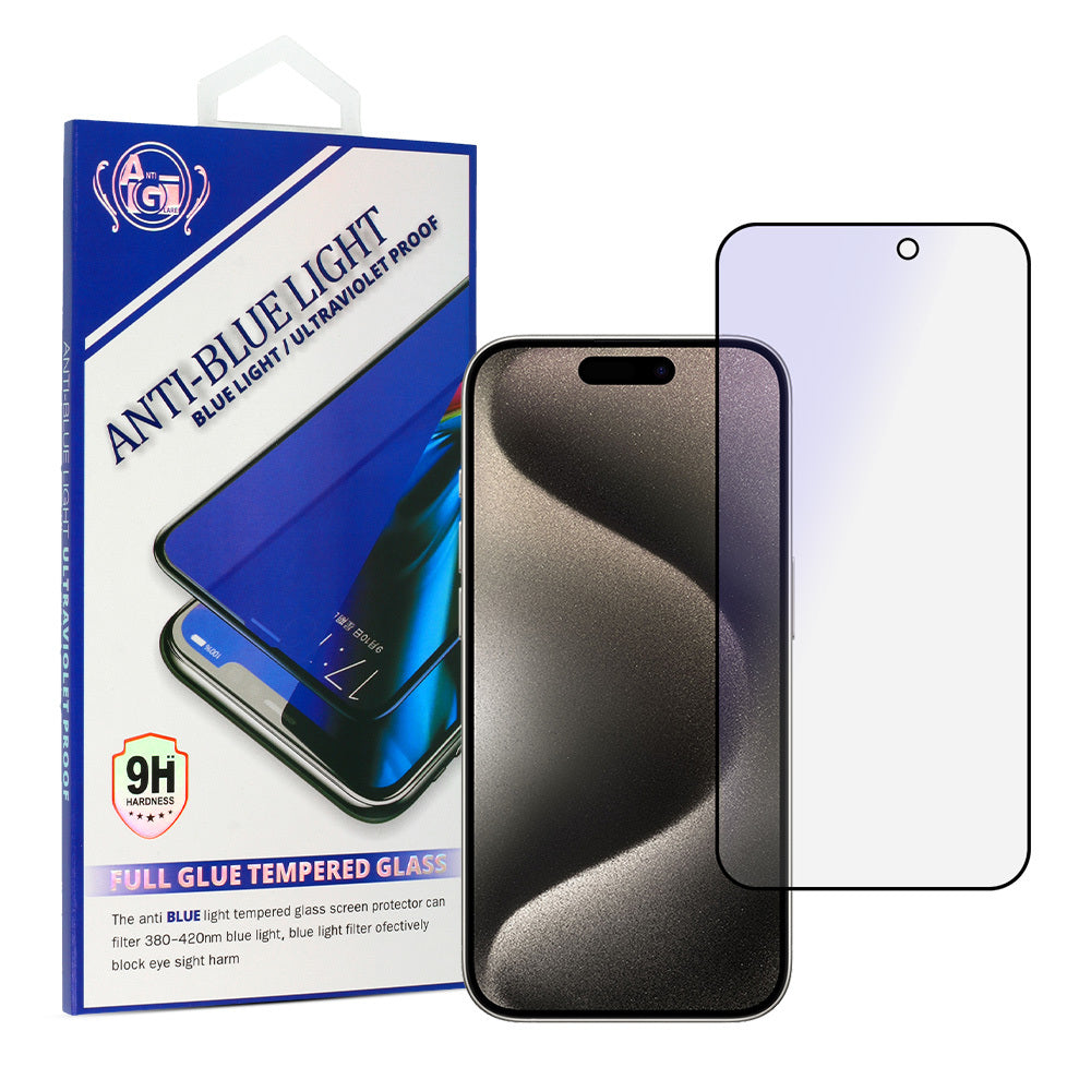 Закален Стъклен протектор – Anti Full Glue  – Xiaomi  Redmi None 10/Note 10S/Poco M5S – Blue