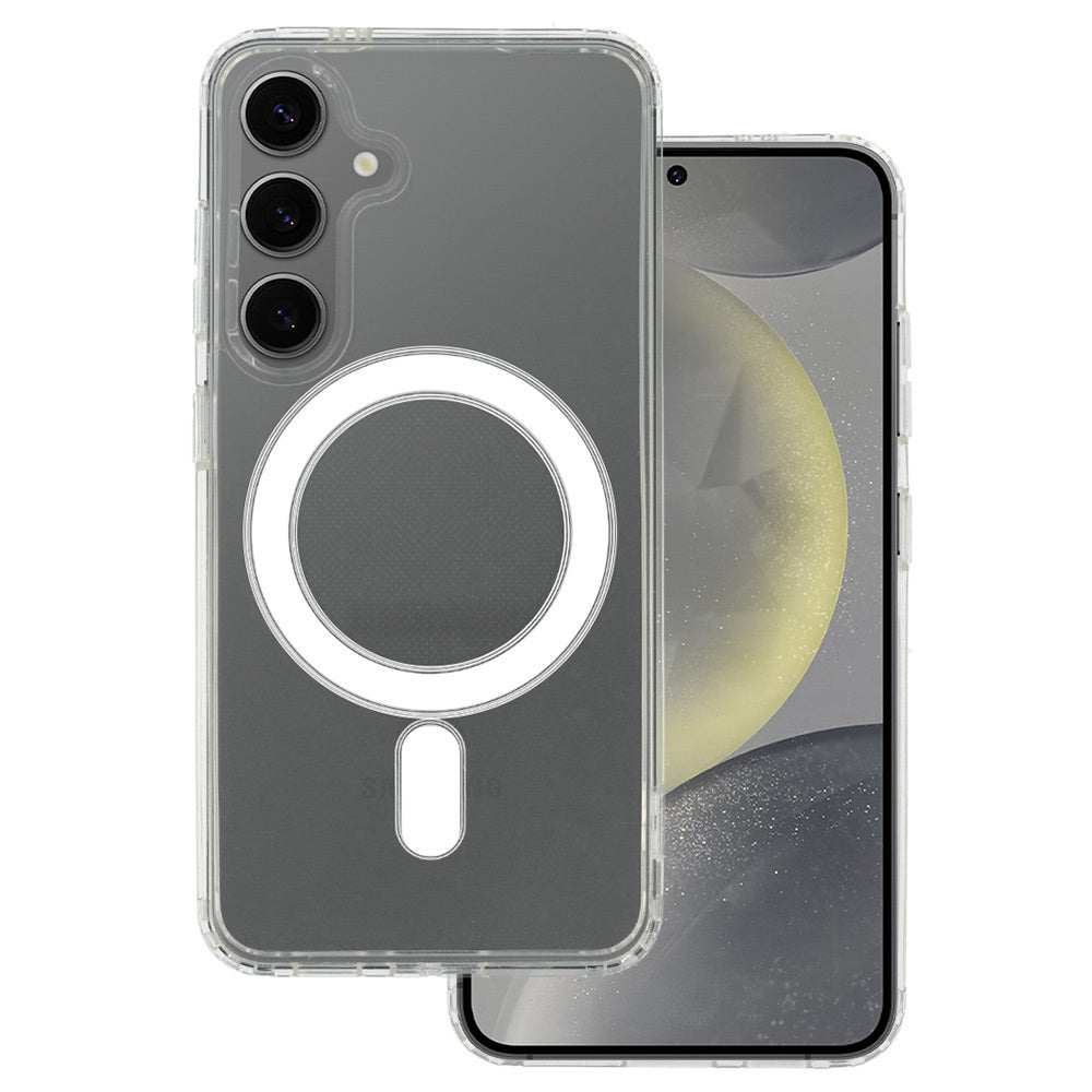 Калъф–Акрилен твърд–MagSafe – Samsung Galaxy S23 Plus – Прозрачен