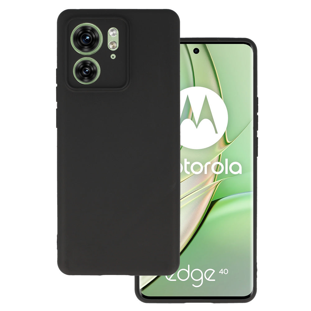 Калъф силикон – 2 mm Perfect – Motorola Edge 40 5G – Черен Matt