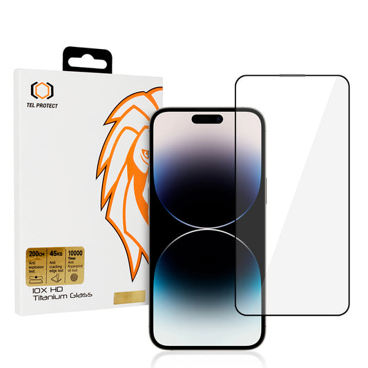 Закален Стъклен протектор 10X HD Titanium Max – iPhone 14 Pro Max