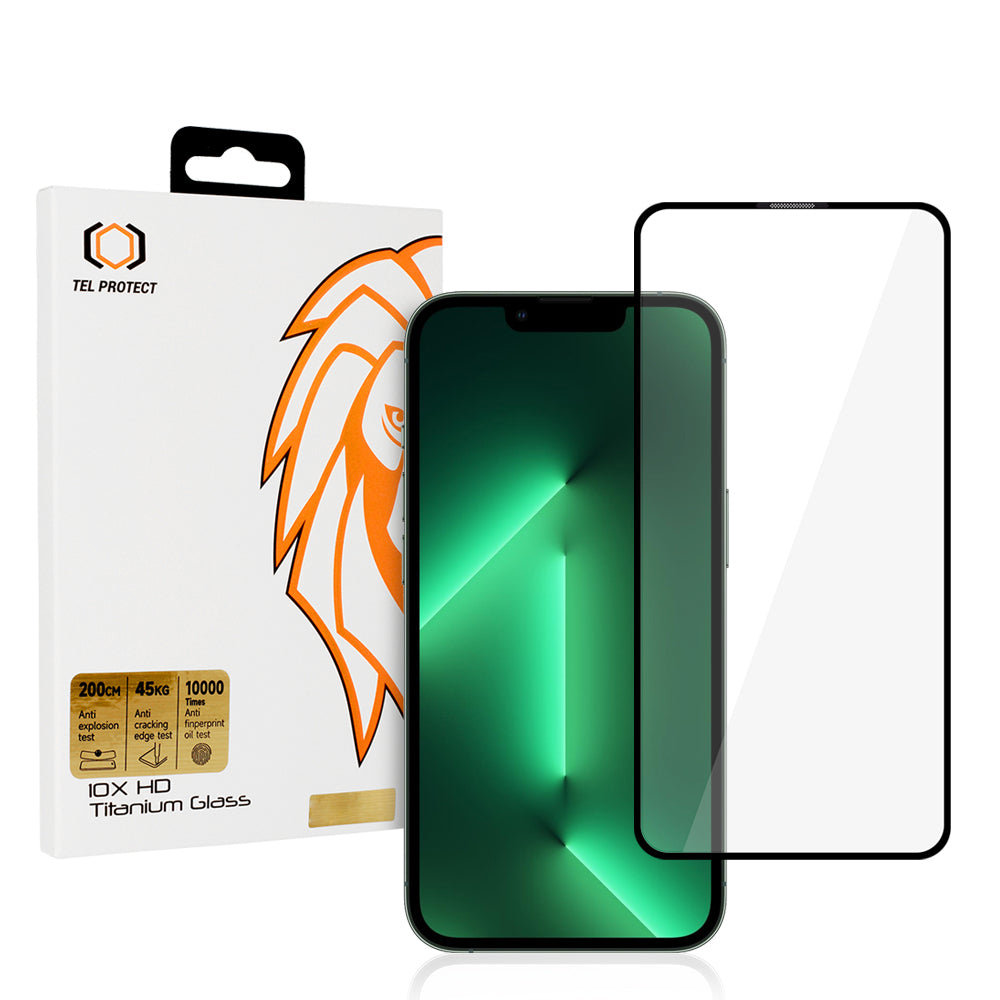 Закален Стъклен протектор 10X HD Titanium Pro – iPhone 13/13 Pro