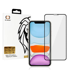 Закален Стъклен протектор – 10X Privacy Titanium – iPhone 11