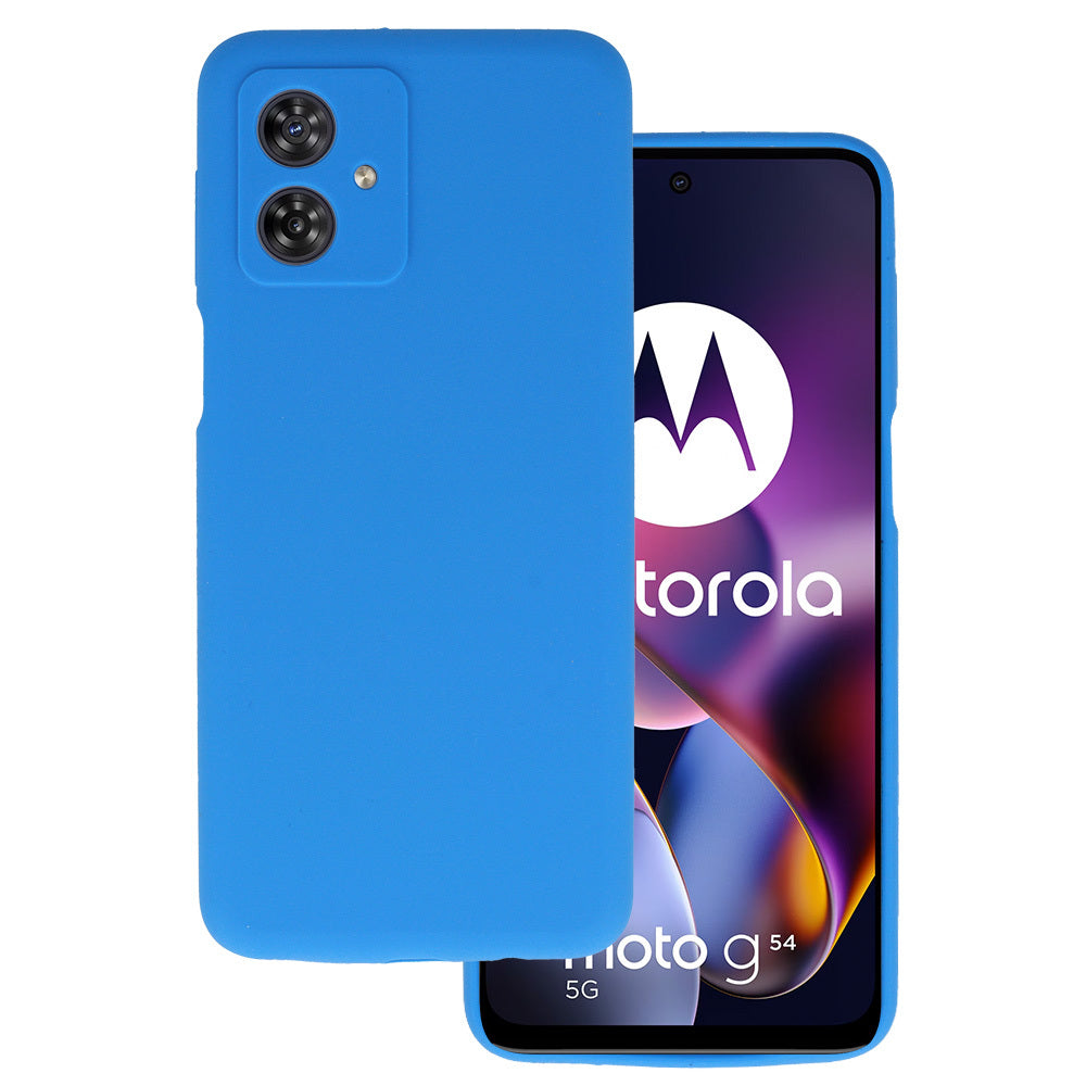 Калъф силикон – Silicone Lite Case – Motorola Moto G54 5G – Син