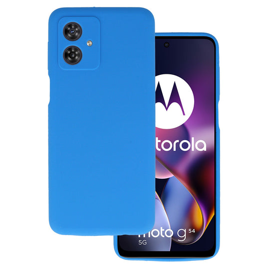 Калъф силикон – Silicone Lite Case – Motorola Moto G54 5G – Син