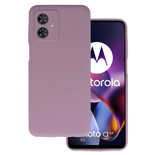 Калъф силикон – Silicone Lite Case – Motorola Moto G54 5G – Светлолилав